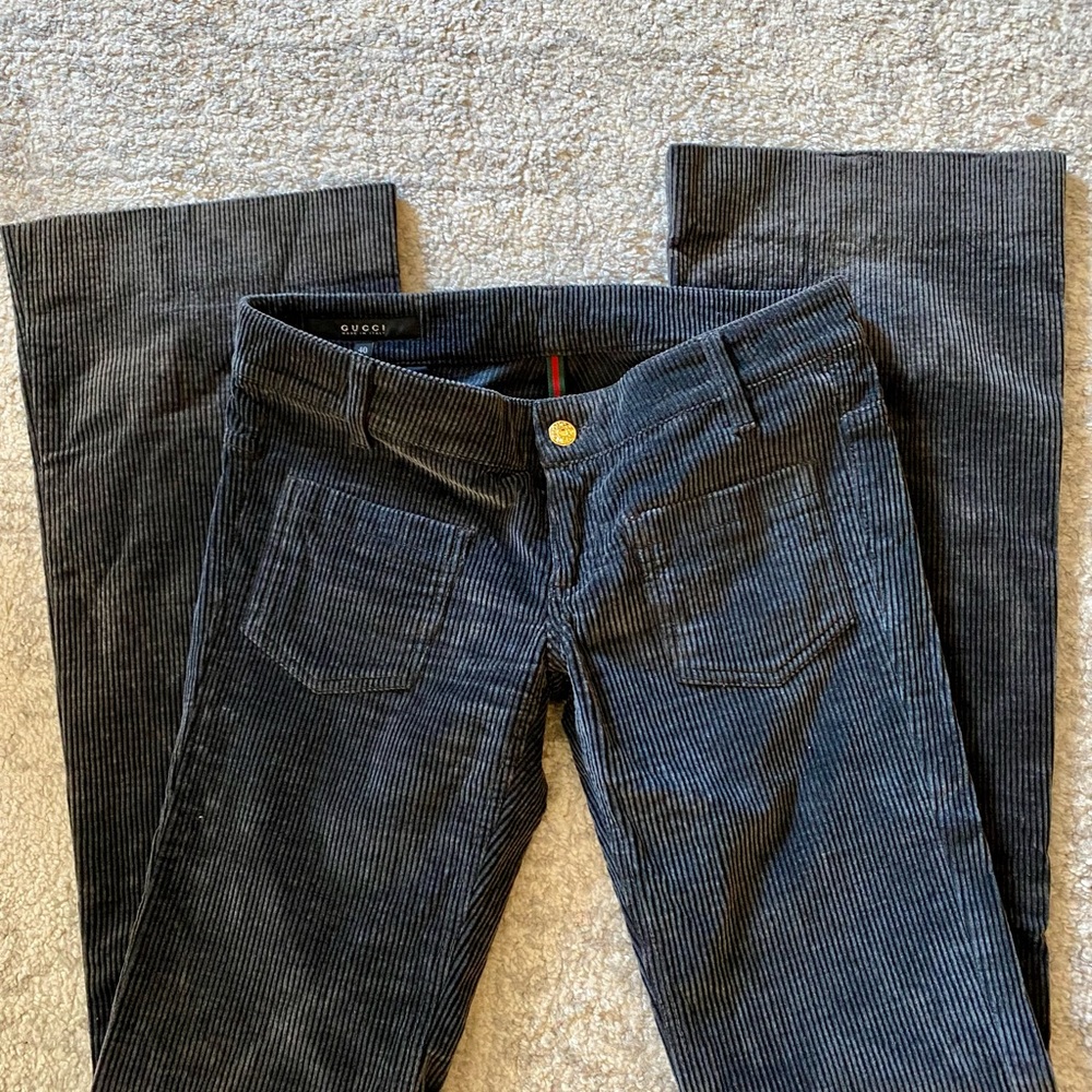 Gucci High Rise Corduroy
